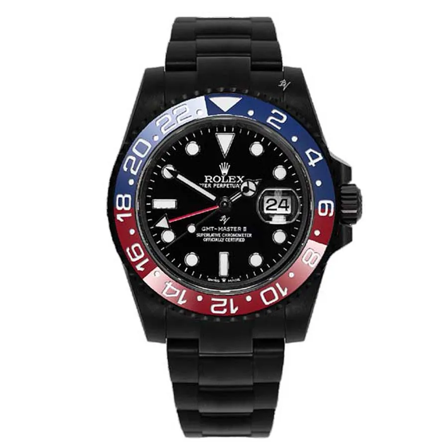 rolex-pepsi-blaken-black-replica Rolex Pepsi Blaken Black Replica