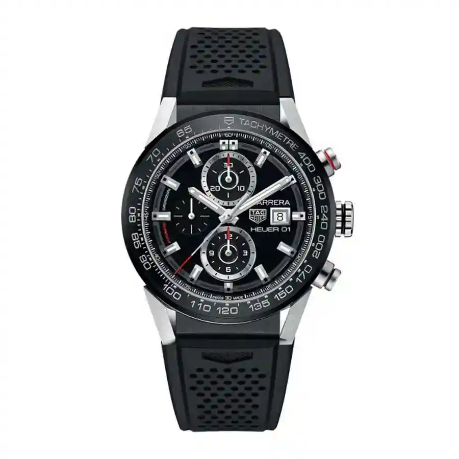TAG Carrera Black Rubber Replica TAG Carrera Black Rubber Replica
