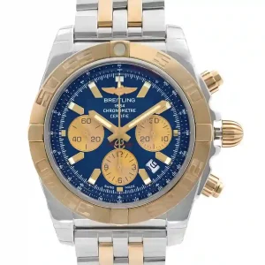 blue dial of the watch