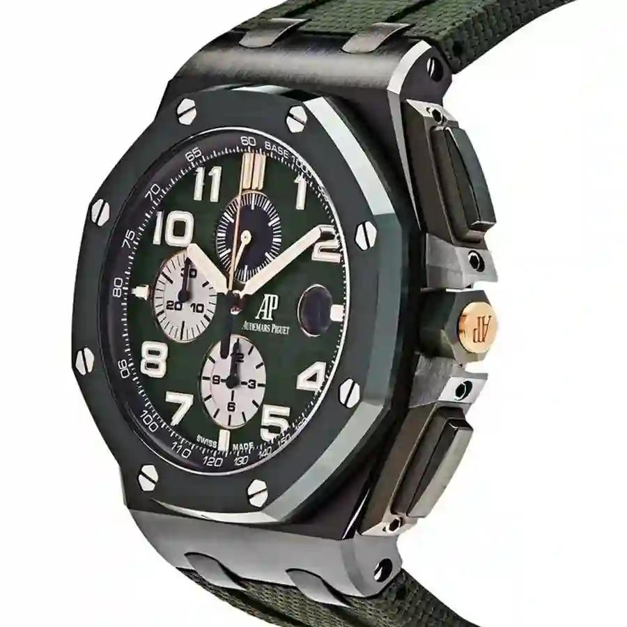 side view of the watch