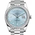 Ice blue dial of the Rolex Presidential Platinum Replica