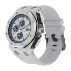white dial of the watch