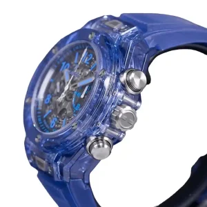 Transparent dial of the watch