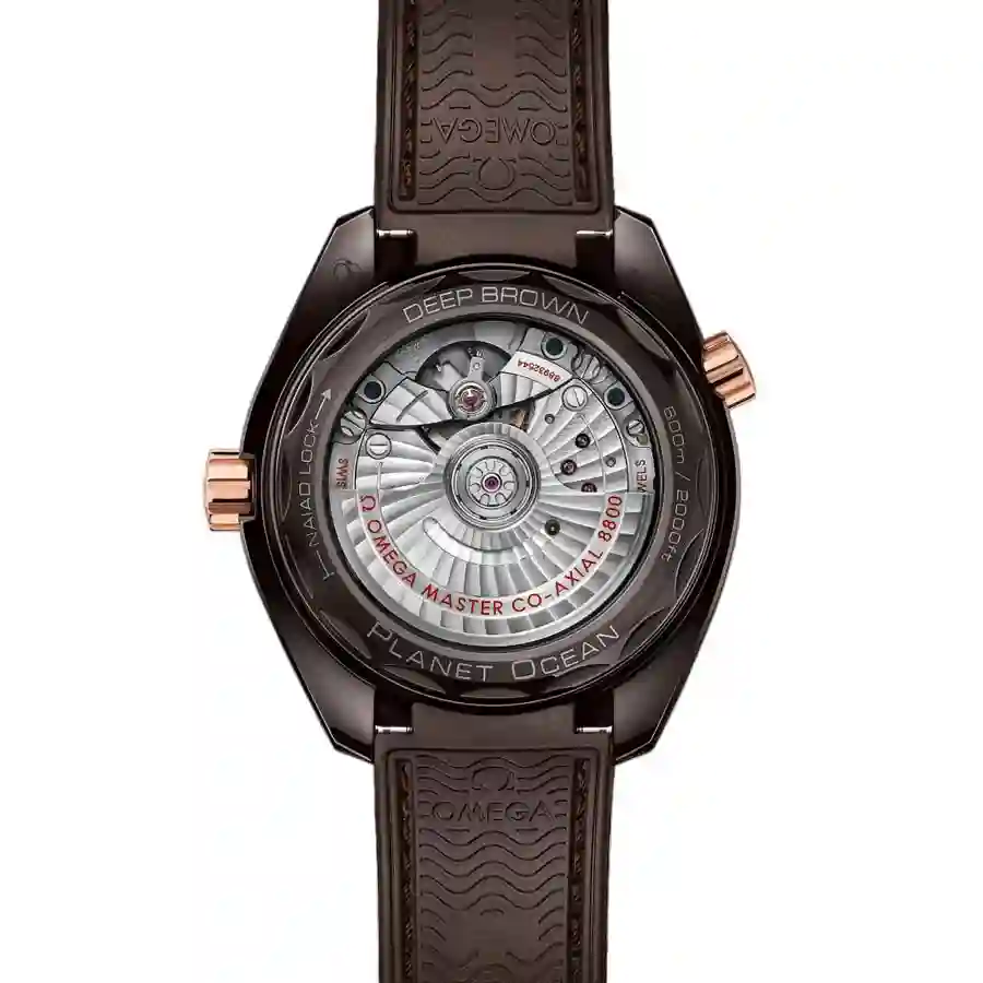 mechanism view of the Omega Seamaster Ceramic Replica