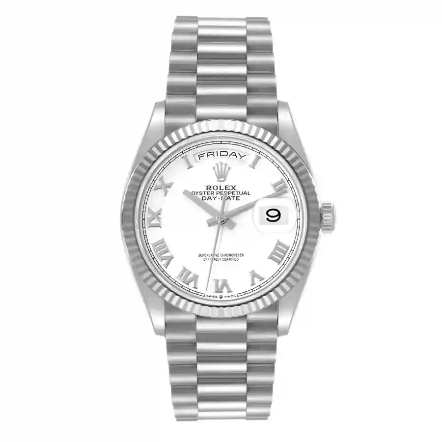 rolex-day-date-36mm-president-white-gold-white-dial-replica-128239 Rolex White Gold 218239-0041 V6 Replica