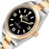yellow gold bezel of the Rolex Explorer 2021 Replica