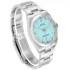 side view of the Rolex Oyster Perpetual Aqua Dial 126000 Replica