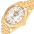 yellow gold bezel of the Rolex Diagonal Replica