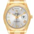 silver and roman numerals dial of the Rolex Diagonal Replica