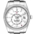 White and stick dial of the Rolex Sky-Dweller White Dial 326934 Replica