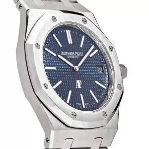 blue dial of the watch