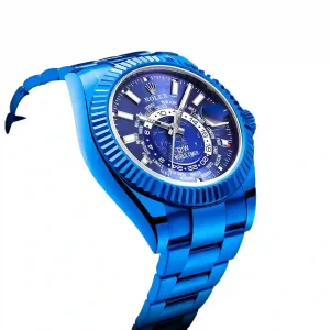 Blue Dial of the watch