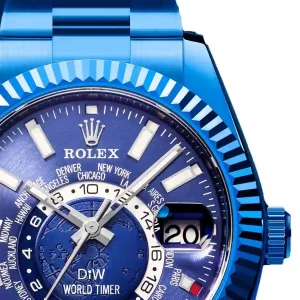 All Blue case of the watch