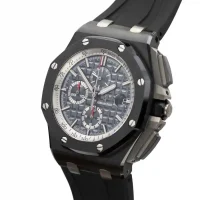 black dial of the Audemars Royal Oak Offshore Replica