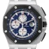 Blue and white dial of the Royal Oak Offshore Replica