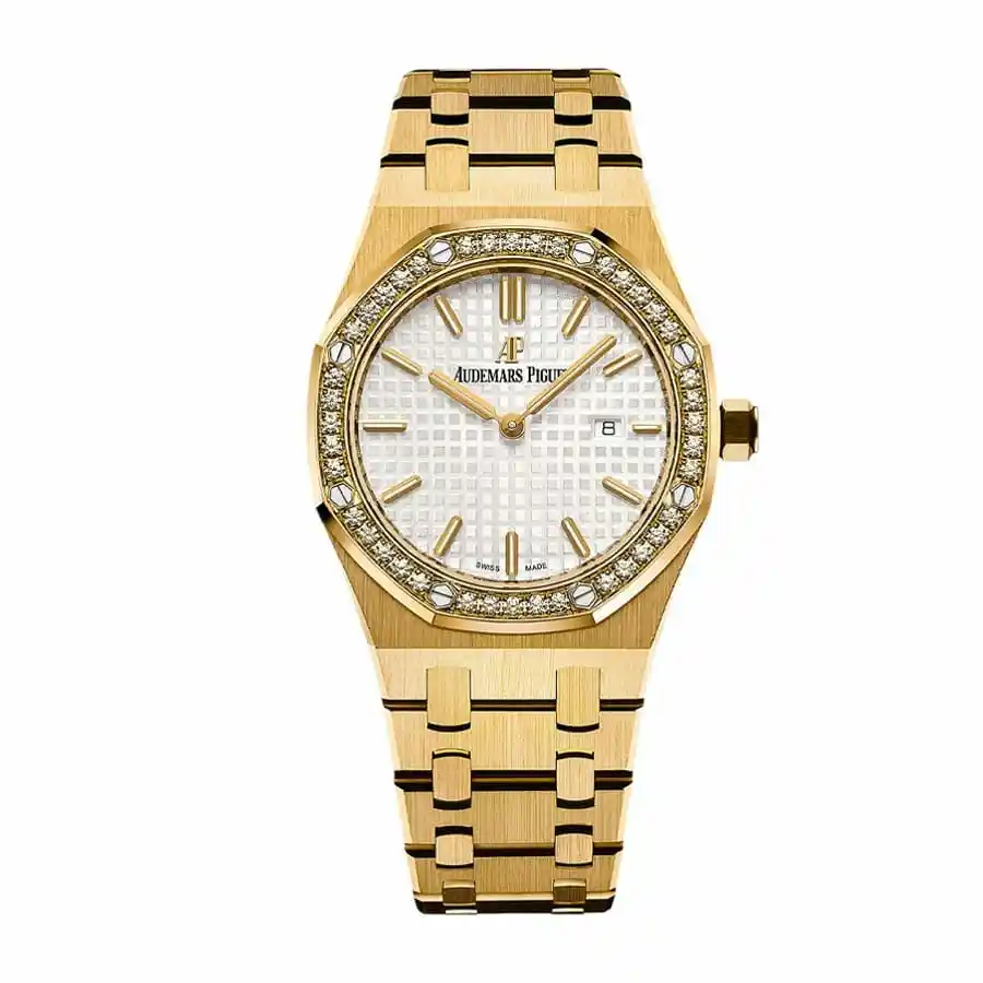 audemars-piguet-royal-oak-selfwinding-yellow-gold-67651 Audemars Piguet Diamond Bezel Replica