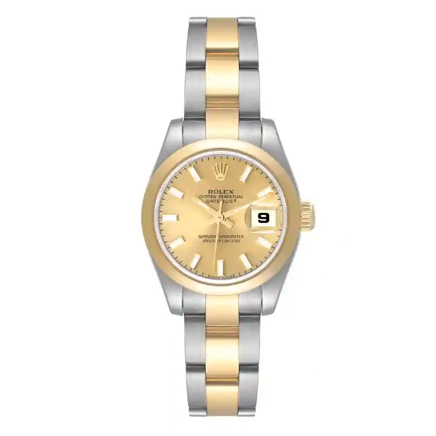 rolex-datejust-ladies-steel-yellow-gold-champagne-dial-watch-179163-box-papers-44948_fab02 Lady Datejust 28mm Replica