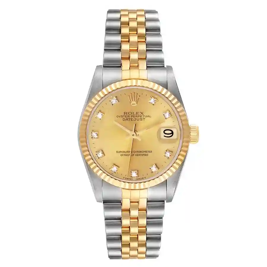 rolex-datejust-midsize-31-steel-yellow-gold-diamond-ladies-watch-68273-44386_540ef Rolex 69173 Diamond Replica